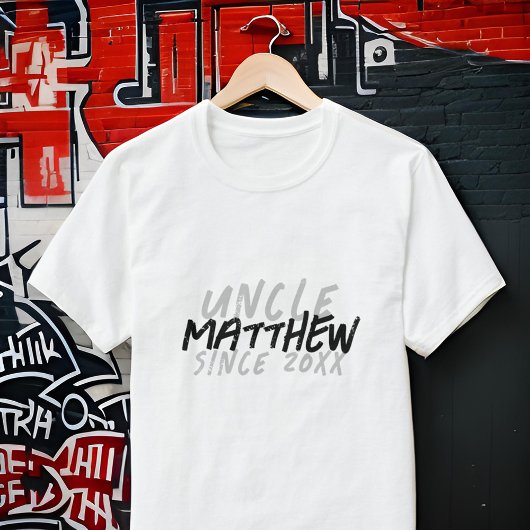 伯父モダンさんグランジは白黒クールだ Tシャツ