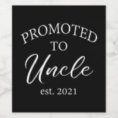 伯父Estに昇格。2021 |おじさんへの贈り物 ワインラベル (シングルラベル)