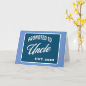 伯父Estに昇格。2023年の初めての叔父 カード (黄色い花)