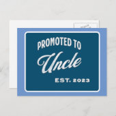 伯父Estに昇格。2023年の初めての叔父 シーズンポストカード (正面/裏面)