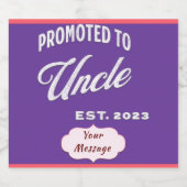 伯父Estに昇格。2023年の初めての叔父 ビールラベル (シングルラベル)