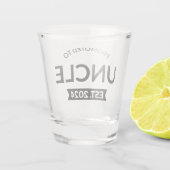 伯父Estに昇格。2024 II ショットグラス (裏面)