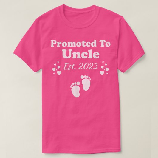 伯父Estに昇進する Tシャツ (デザイン正面)