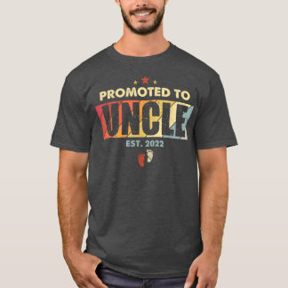 伯父Est 2022男性ヴィンテージに初めて昇格 Tシャツ