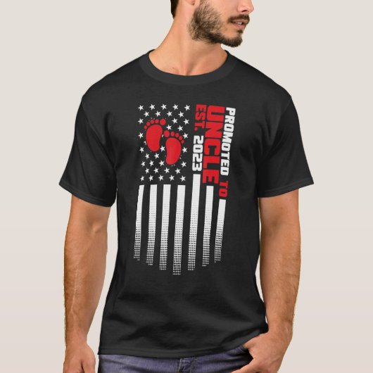 伯父Est 2023キュート現在の妊娠に昇進 Tシャツ (正面)