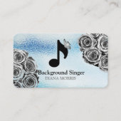 伴奏者バンドディレクターのバックグラウンドシンガー 名刺 (正面)