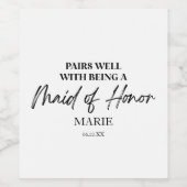 伴娘祝福提案的绝佳搭配 ワインラベル (シングルラベル)