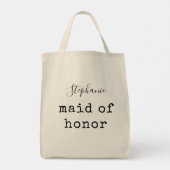 伴娘 | 簡單個性化婚禮團隊 トートバッグ (裏面)