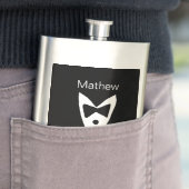 伴郎加姓名 年 黑色蝴蝶结 衬衫 领带 燕尾服 フラスク (インサイチュ)