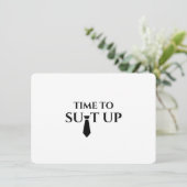 伴郎提案カード モダン エレガント ラグジュアリー 招待状 (スタンド正面)