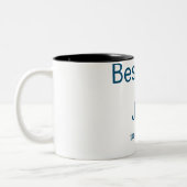 伴郎 婚礼男儷 追加名前 テキスト bachelorette ツートーンマグカップ (左)