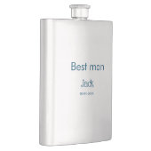 伴郎 媒人 追加 名前 テキスト 結婚前旅行 フラスク (右)