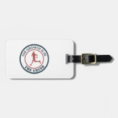 伸びは伸び悩ランニングむ ラゲッジタグ (正面横)