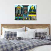 伸張キャンバスのプリント構造 キャンバスプリント (インサイチュ (寝室))