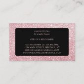 伸毛バラ金ゴールド 名刺 (裏面)