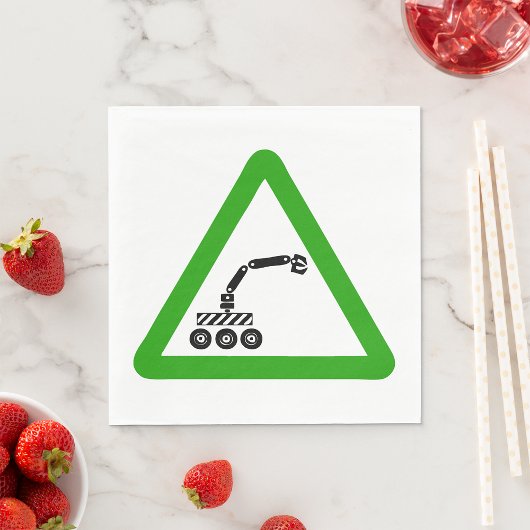 伸縮式アームサイン付きロボット機 スタンダードランチョンナプキン