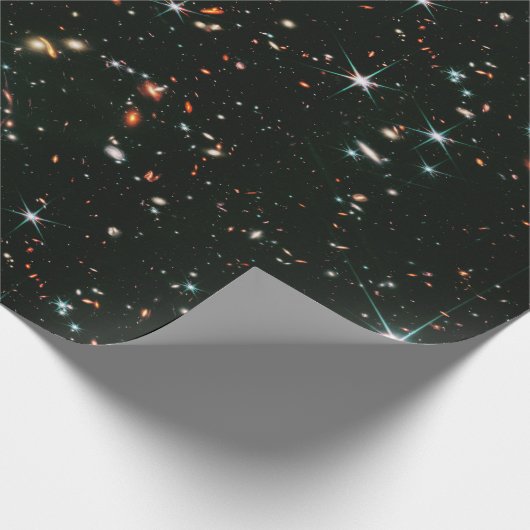 伸縮深い宇宙銀河系スターシームレス ラッピングペーパー (角)