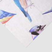 似たような色の青い鳥 薄葉紙 (詳細)