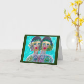 似ている友人のグリーティングカード カード (黄色い花)