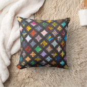 伽藍窓キルト クッション (ブランケット)