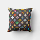 伽藍窓キルト クッション (裏面)