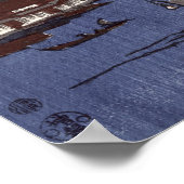 佃島と深川郡 ポスター (角)