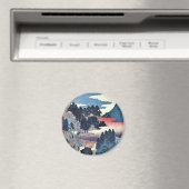 但馬by安藤広重浮世絵 マグネット (インサイチュ (食洗機))