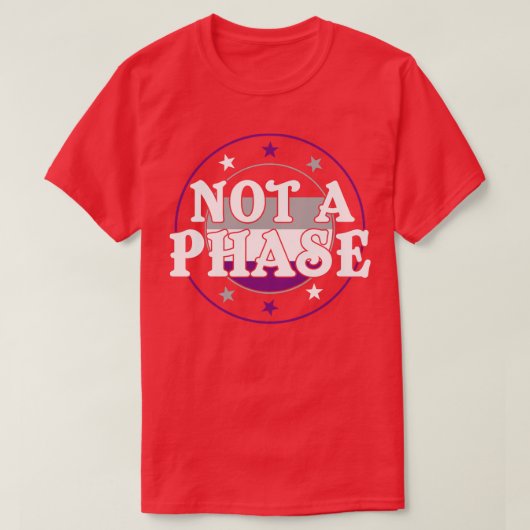 位相なしエースおもしろいプライド無性LGBT Tシャツ (デザイン正面)