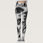 位置のファンキーなレギング レギンス (正面)