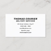 位置ロゴの運動パターン 名刺 (裏面)