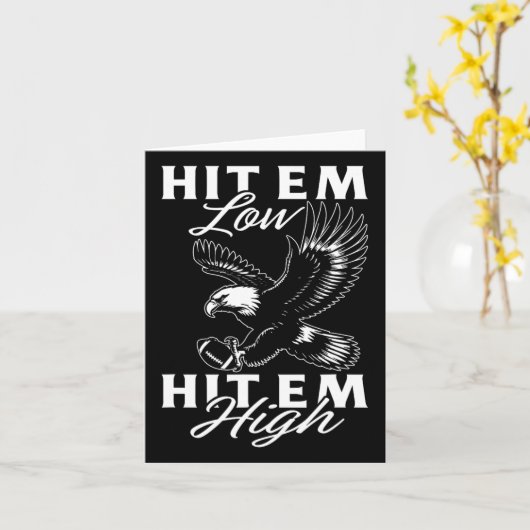 低いところも高いところも打て 低いところも高いところも打て カード (黄色い花)