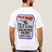 低いはえの速いはえ Tシャツ (裏面)