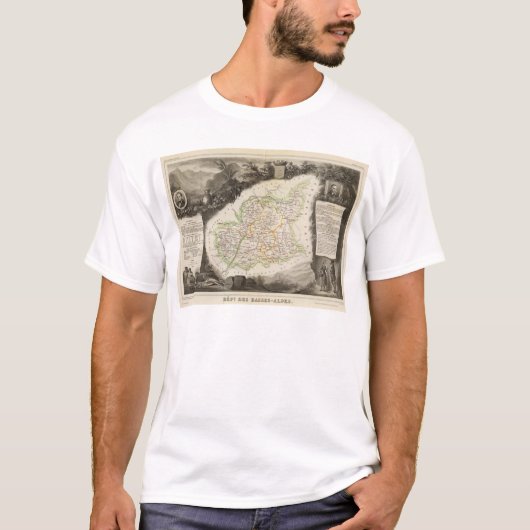 低いアルプスについてのDept Tシャツ (正面)