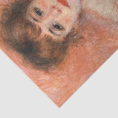 低いネックドレスを着たジャンヌ・サマリ(ルノアール) 薄葉紙 (詳細)