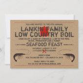 低い国で沸騰する招待状-エビが沸騰 招待状 (正面)