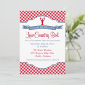 低い国の沸騰、クロウフィッシュ、カニBBQ招待状 招待状 (スタンド正面)