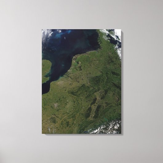 低い国 キャンバスプリント (正面)