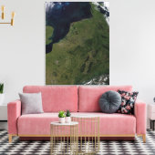 低い国 キャンバスプリント (インサイチュ (リビング))