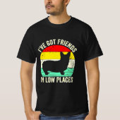 低い場所に友達がいるわ Tシャツ (正面)