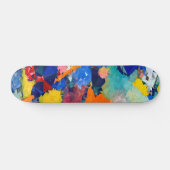 低い多赤い及び青は¾スケートボードをします17 " スケートボード (横)