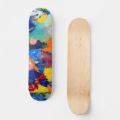 低い多赤い及び青は¾スケートボードをします17 " スケートボード (正面)