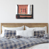 低い屋根包まれた上 キャンバスプリント (インサイチュ (寝室))