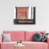 低い屋根包まれた上 キャンバスプリント (インサイチュ (リビング))