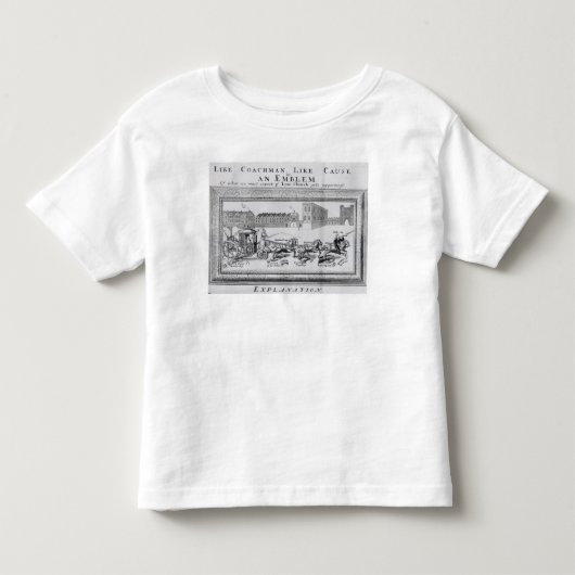 低い教会の危険のアレゴリー トドラーTシャツ (正面)