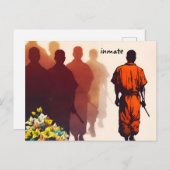 低い方は買囚人の大量はがきを投獄する ポストカード (正面/裏面)