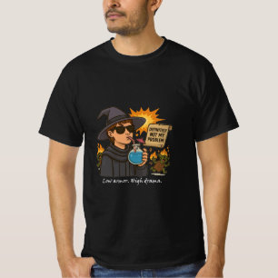 「低い甲冑。ハイドラマ」 Mage おもしろい RPG Tシャツ