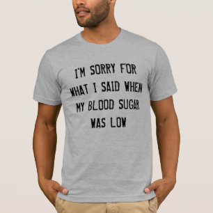 低い血糖 Tシャツ