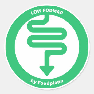 低いFODMAPの食糧のための低いFODMAPのダイエットのステッカー ラウンドシール