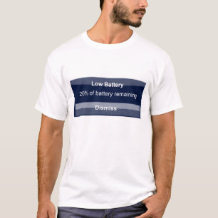 低いIphone電池 Tシャツ