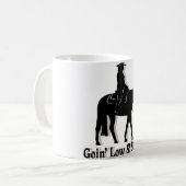 低く、遅い西部の喜びの馬 コーヒーマグカップ (正面左)